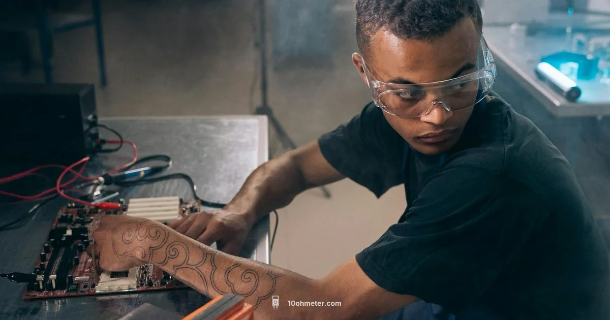 Handle Multimeter Safely - 10ohmeter