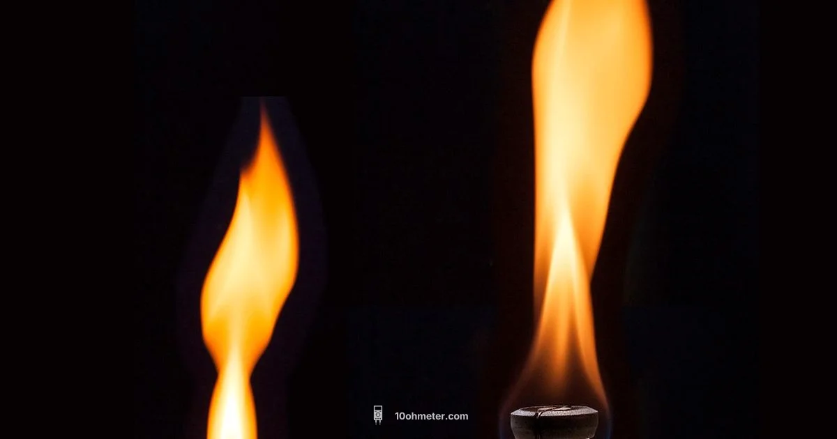 Flame Sensor Test - 10ohmeter