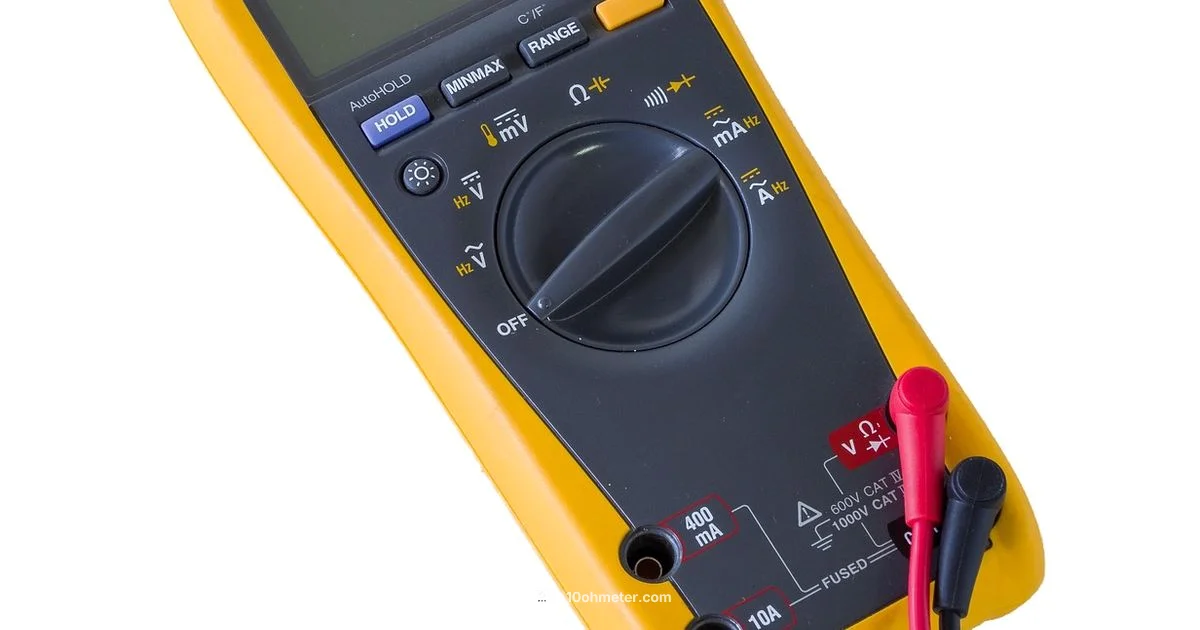 Use a Multimeter - 10ohmeter