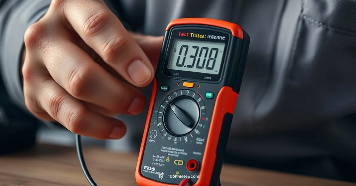 Start Multimeter - 10ohmeter