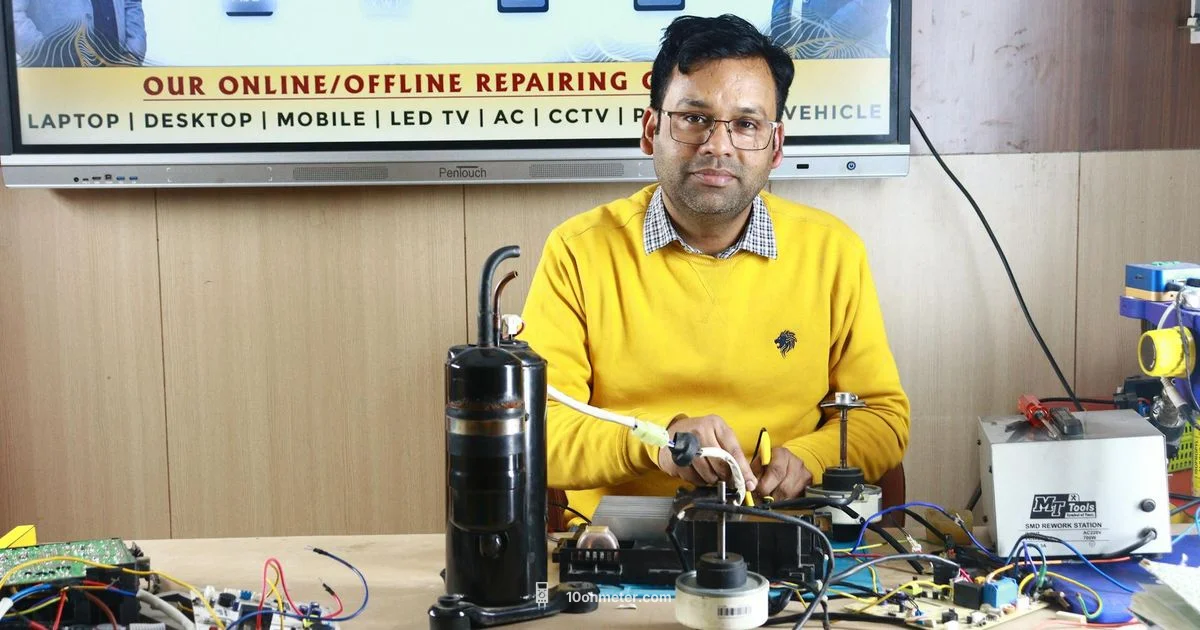 AC Current with Meter - 10ohmeter