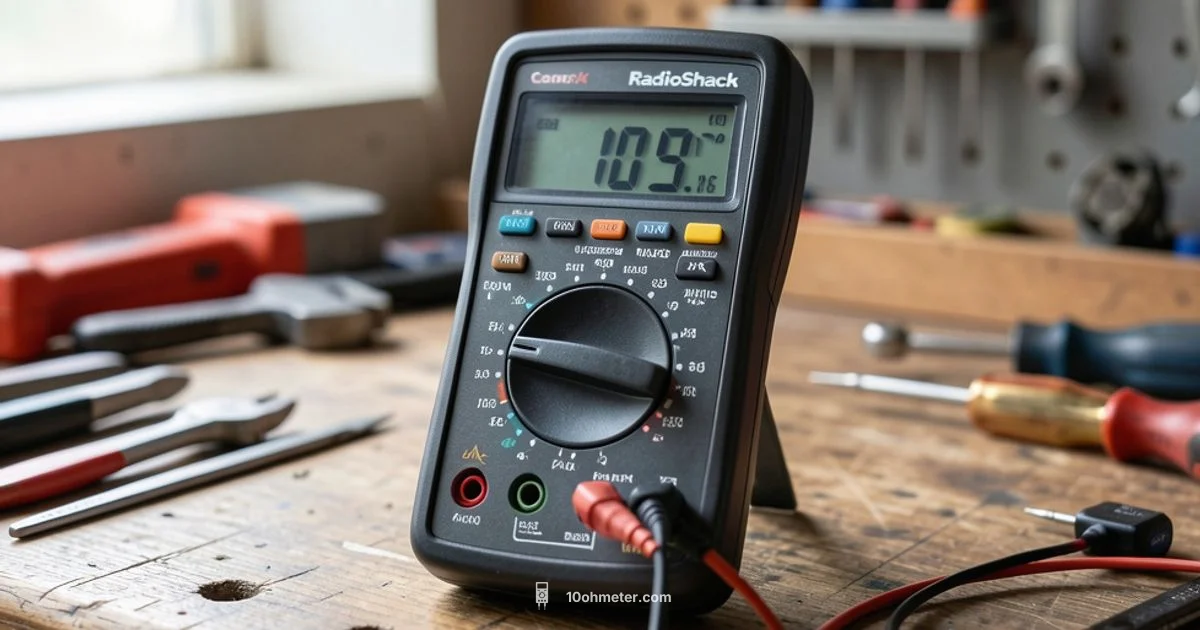 RadioShack Digital Multimeter Guide - 10ohmeter